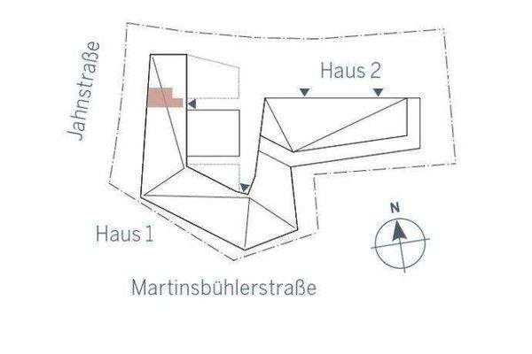 Lage Ap. 1.31 im Objekt