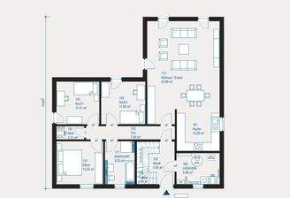 Familienfreundlicher Grundriss
