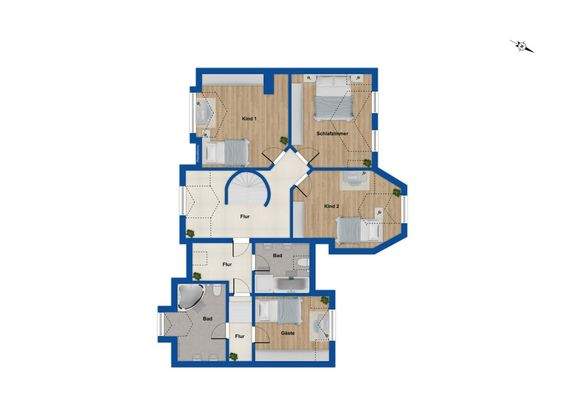 Grundriss Dachgeschoss