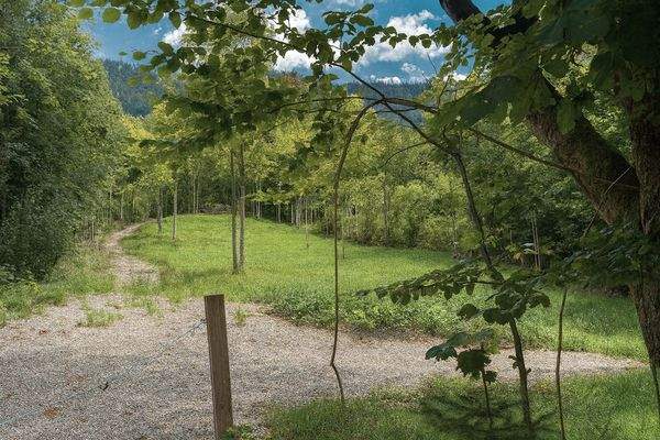 Grundstück von unten