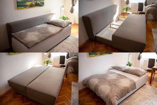 Boxspringbett für eine oder 2 Personen