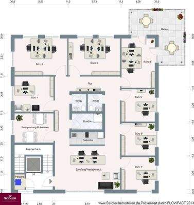 Illustrierter Grundriss der...