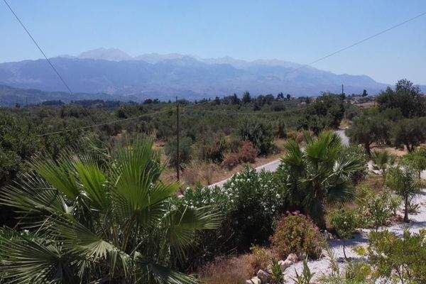 Kreta, Kalamitsi Amigdali: Charmantes kretisches Haus mit privatem Olivenhain und Bergblick zu verkaufen
