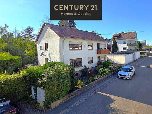 Ansicht des Hauses von der linken Hausseite