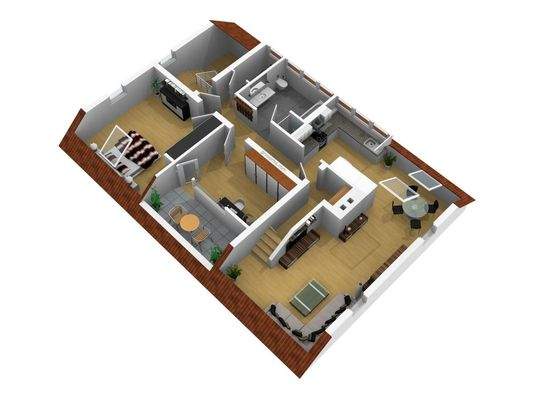 Grundriss untere Ebene