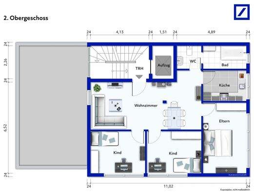 Grundriss - 2. Obergeschoss