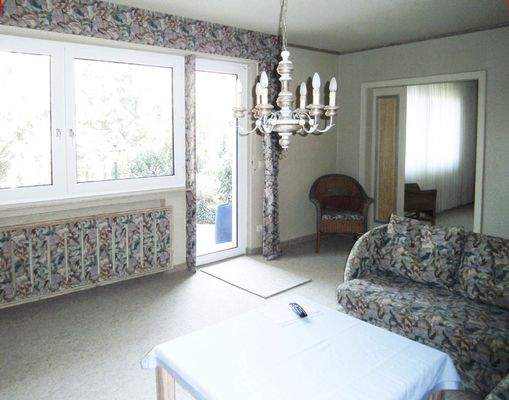 Zugang zum Schlafzimmer und Terrasse