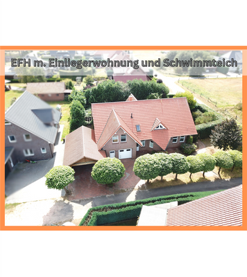 EFH m. Einliegerwohnung und Schwimmteich