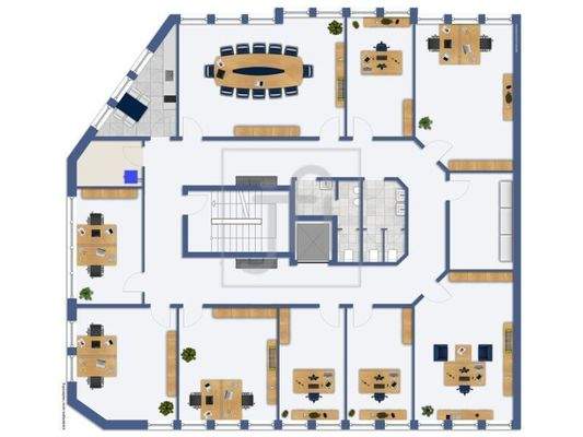 Grundriss Obergeschoss 1