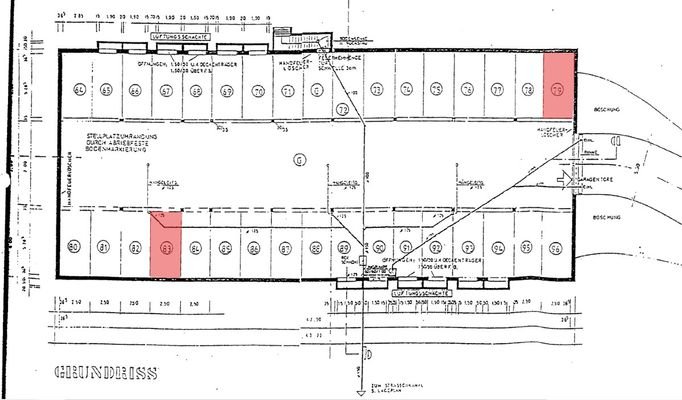 Plan Tiefgarage