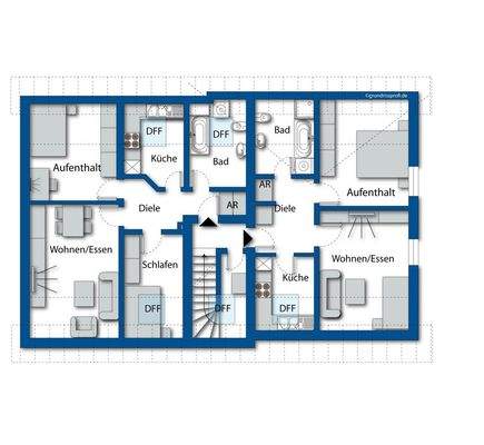 Dachgeschoss - Haus B