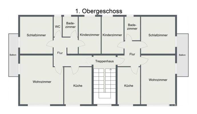 Grundriss 1. Obergeschoss