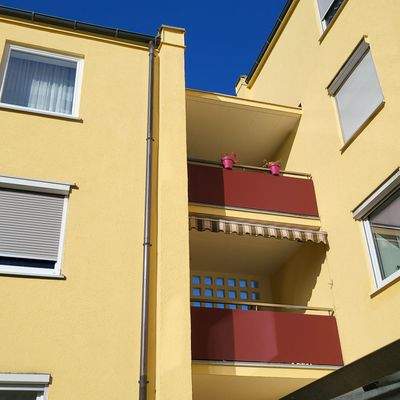 Loggia blick vom Innenhof