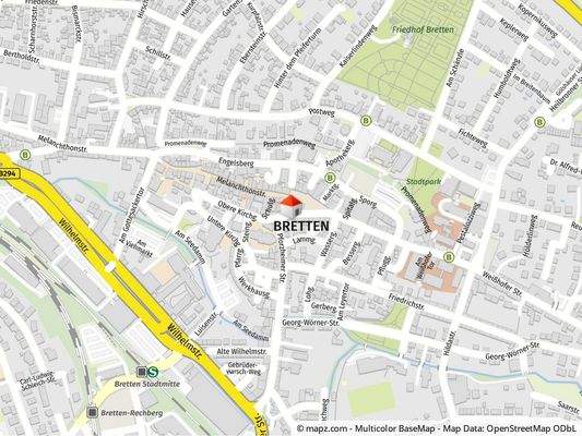 Geolyzer Kartenausschnitt