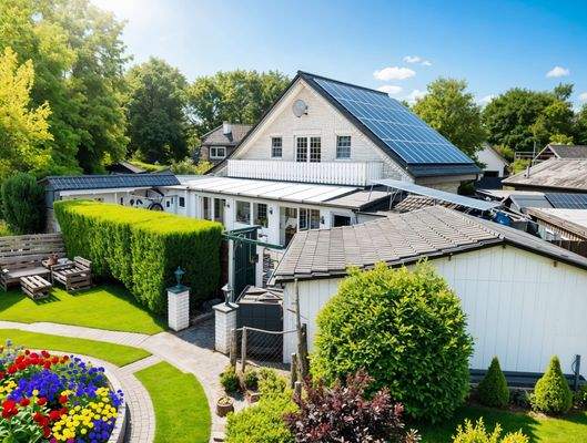 Gartenansicht - (KI generiert)