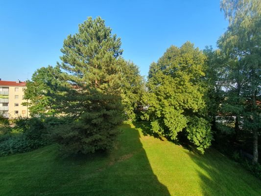 Ausblick vom Wohnzimmer