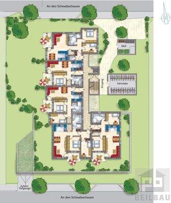 Übersicht Erdgeschoss