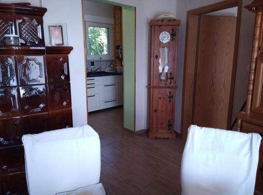 Blick vom WZ in Küche