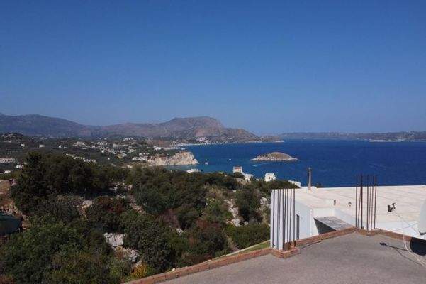 Kreta, Plaka: Erstklassige Entwicklungsmöglichkeit mit Meerblick zu verkaufen