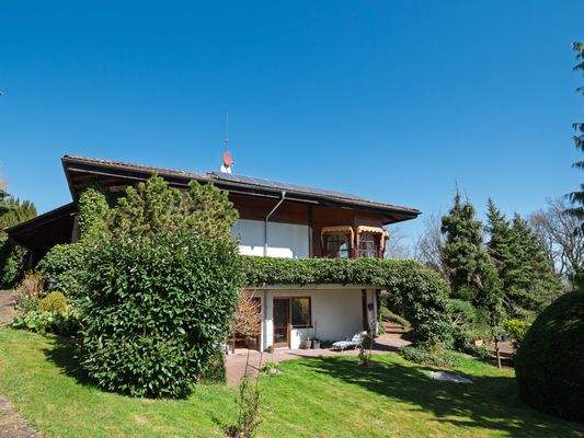 Hausansicht Auffahrt