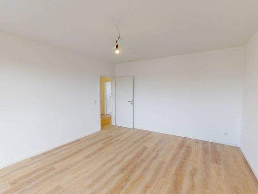 Ansicht II: Wohn- und Esszimmer