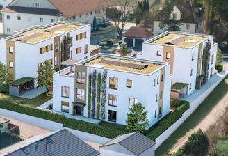 Visualisierung Wohnanlage von oben