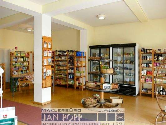 Hinterer Teil des ehemaligen Ladens