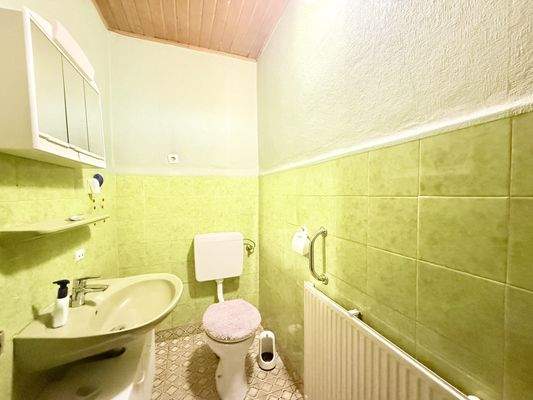 Gäste-WC im Erdgeschoss