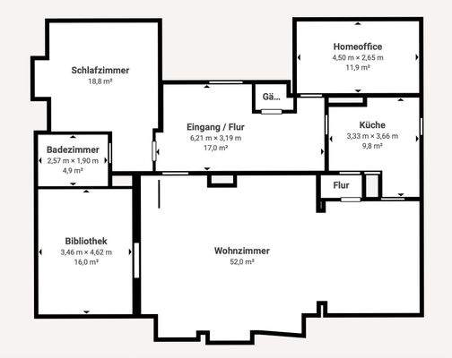 Grundriss Erdgeschoss