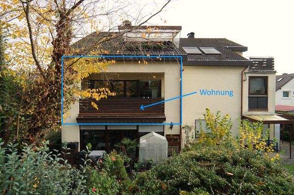 Wohnung mit Markierung