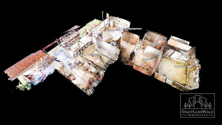 UG - schematischer Grundriss - 3D