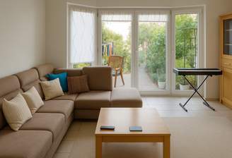 Wohnzimmer/Terrasse (Sauber)