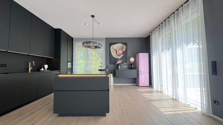 Moderner Küchenblock 