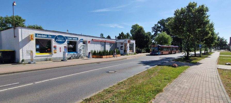 Blick in Richtung Gewerbe