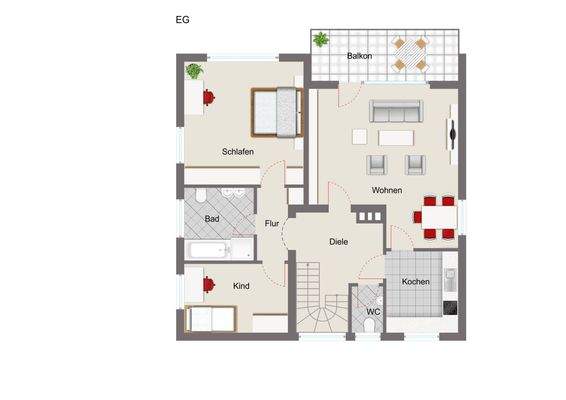 Grundriss Erdgeschoss