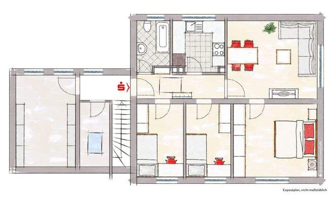 Grundriss Obergeschoss