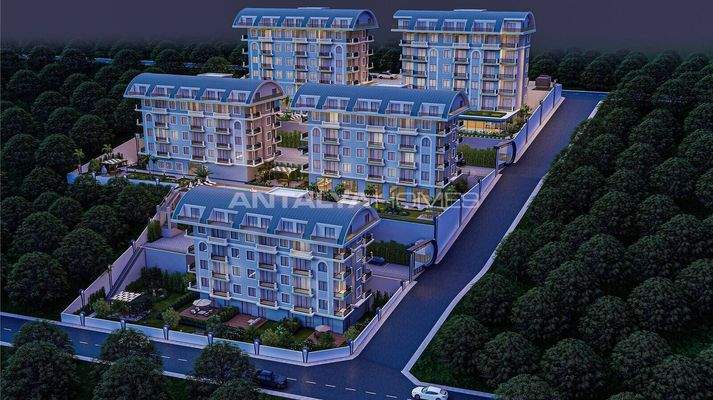 Apartments Within Walking Distance to the Beach in Alanya Konaklı