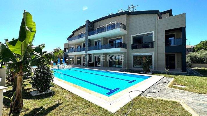 Flats in a Compound with Pool Near Golf Courses in Belek Turkey