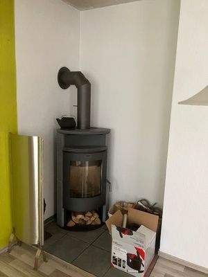 Kamin im Wohnzimmer