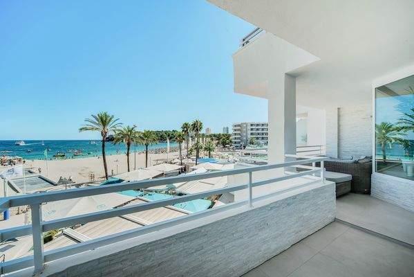 Terrace in apartment in Magaluf