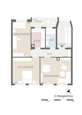 Grundriss 2. Obergeschoss