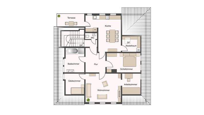 Grundriss 2. Obergeschoss
