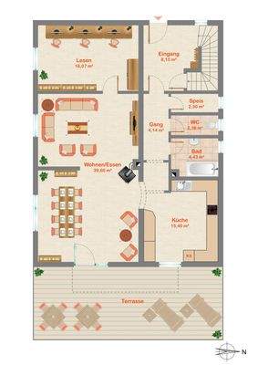 Grundriss Obergeschoss