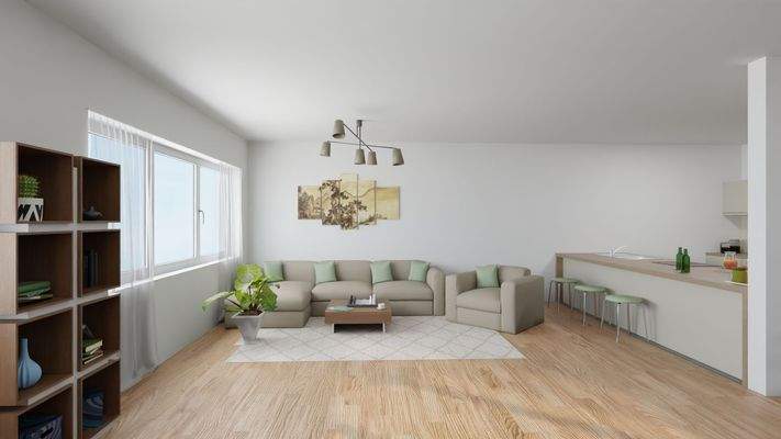 Wohnzimmer-Visualisierung