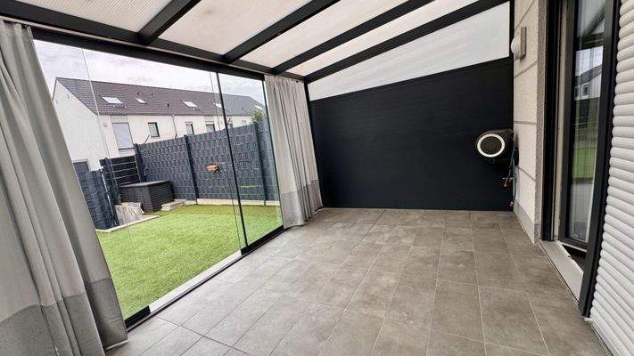 geschlossene Terrassenüberdachung