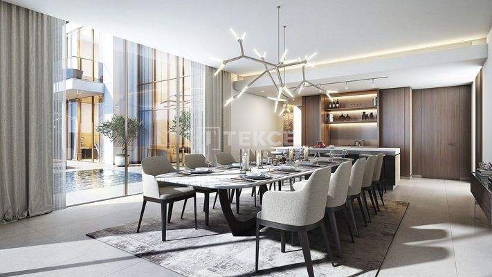 Detached Villas with Private Pools in the Central Location in Dubai