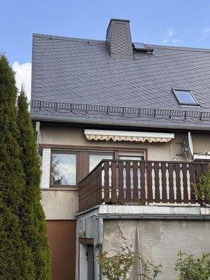 Gartenansicht mit Terrasse