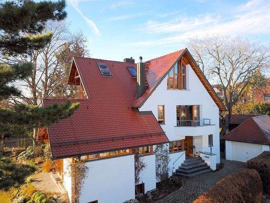 Hofeinfahrt von oben