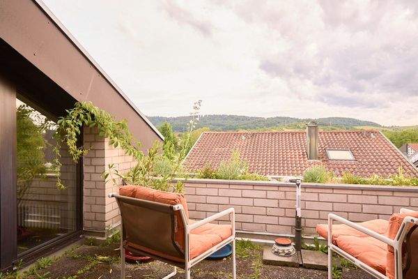 Blick von der Dachterrasse