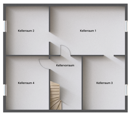 Grundrissbeispiel SW Keller